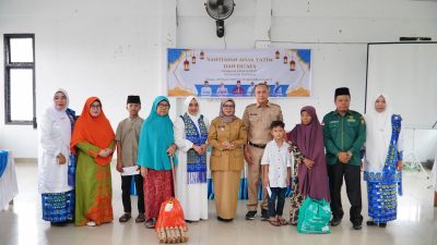 Santuni Anak Yatim dan Dhuafa, Wabup Misharti: Semoga Bermanfaat